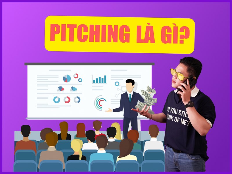 Pitching mô tả quá trình trình bày hoặc giới thiệu một ý tưởng