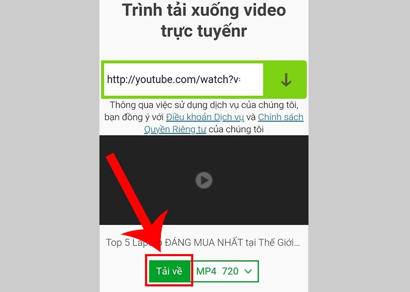 Sử dụng ứng dụng của bên thứ ba để tải và lưu video