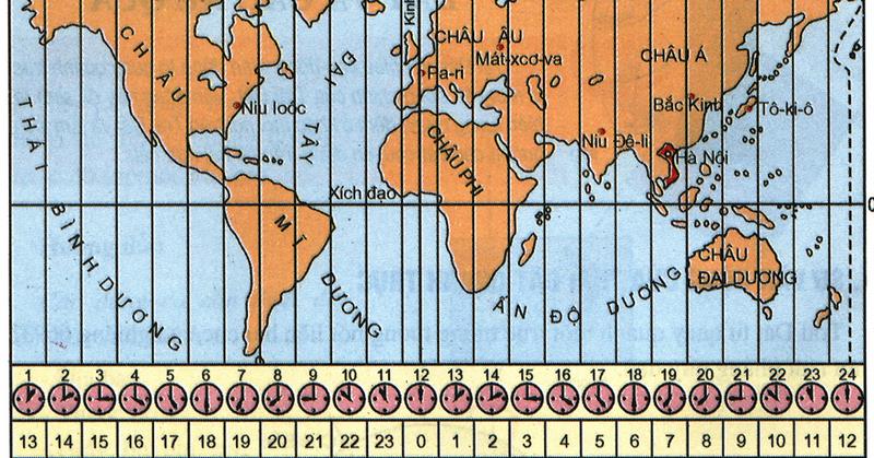Có thể tra cứu giờ UTC của các quốc gia bằng cách nào?