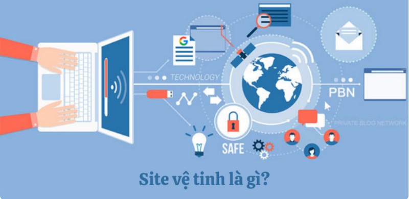 Site vệ tinh là website được tạo ra để hỗ trợ website chính