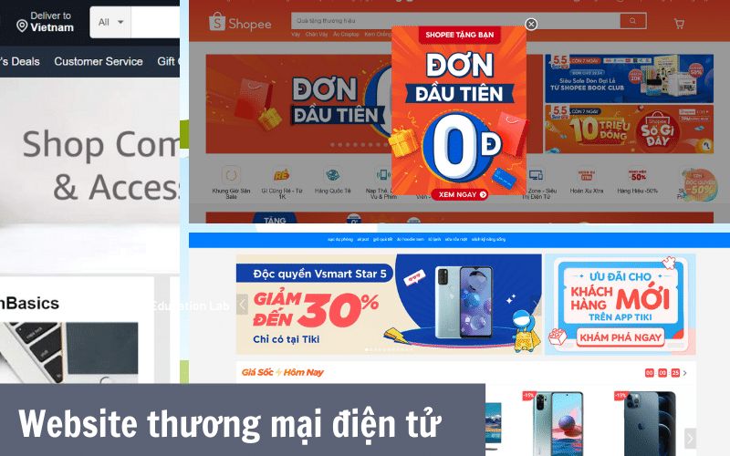 Website thương mại điện tử ngày càng được nhiều doanh nghiệp ưa chuộng